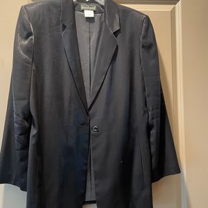 Harve Bernard tuxedo style black sparkling